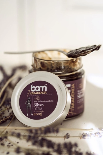 Džem od šljiva od 100% voća, bez dodanog šećera, 200 g